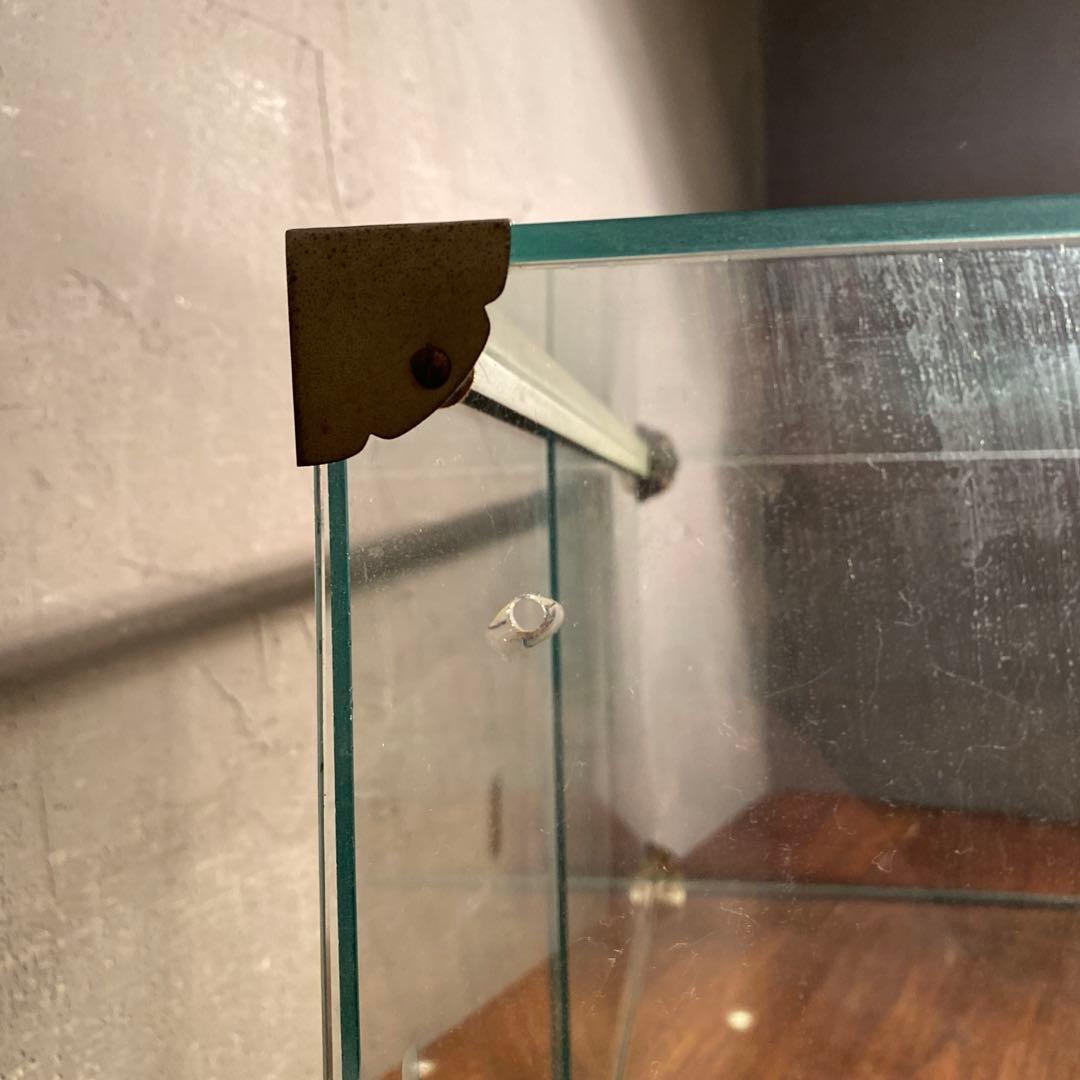 昭和レトロ 茶屋 陳列什器 ガラスショーケース 扉付き 美品 ヴィンテージ