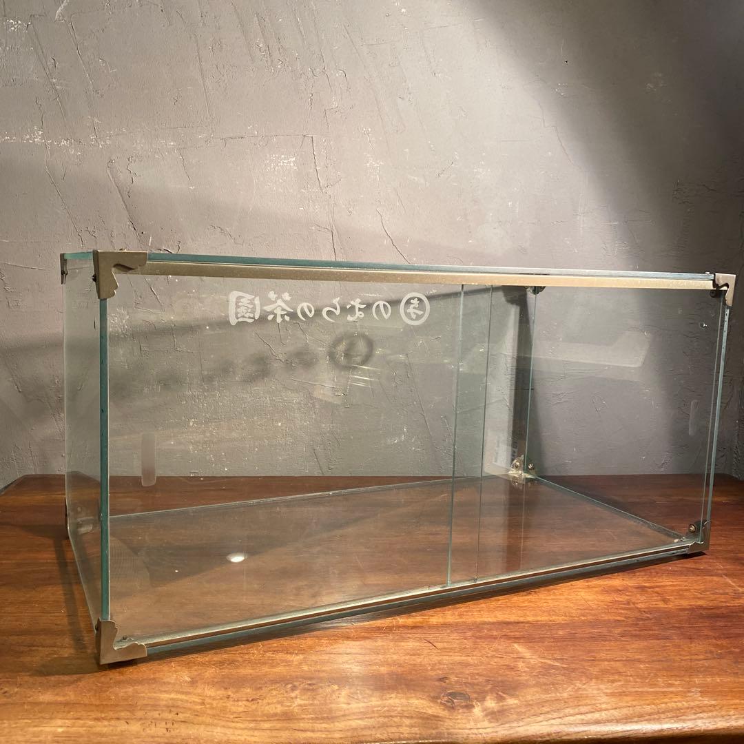 昭和レトロ 茶屋 陳列什器 ガラスショーケース 扉付き 美品 ヴィンテージ