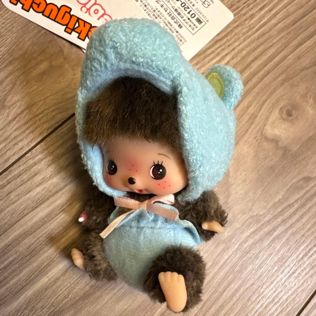 アニマルベビチッチ顔でかキーチェーンねこ.くま2個セット