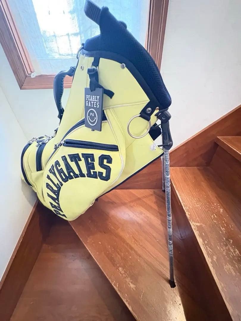 PEARLY GATES キャディバッグ ＆ヘッドカバーセット89 イエロー