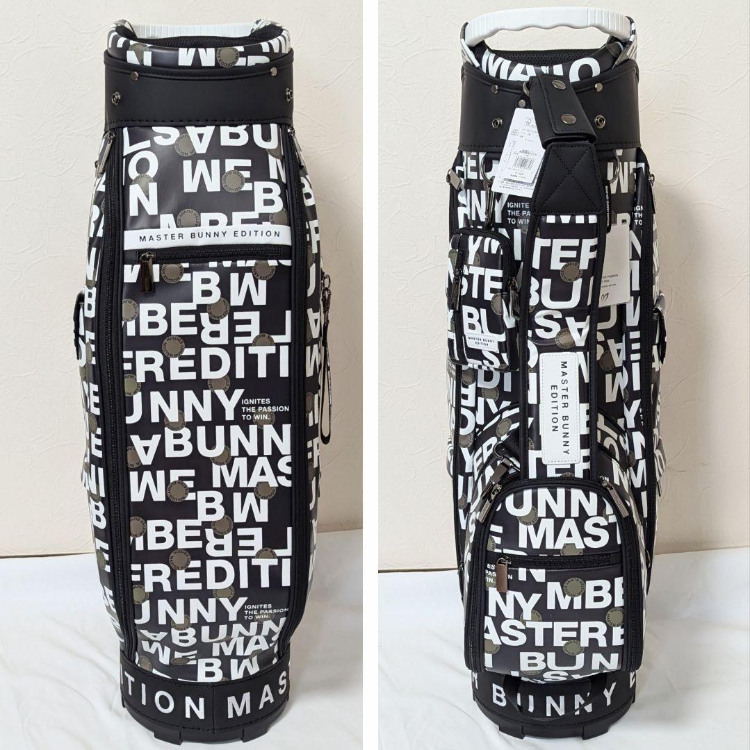 ★新品正規品最新作 PG/マスターバニー 総柄プリント 自立型キャディバッグ
