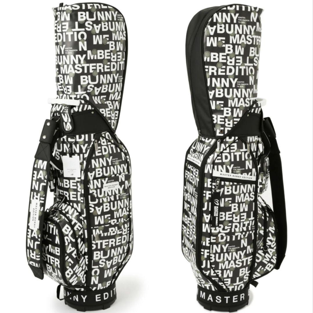 ★新品正規品最新作 PG/マスターバニー 総柄プリント 自立型キャディバッグ