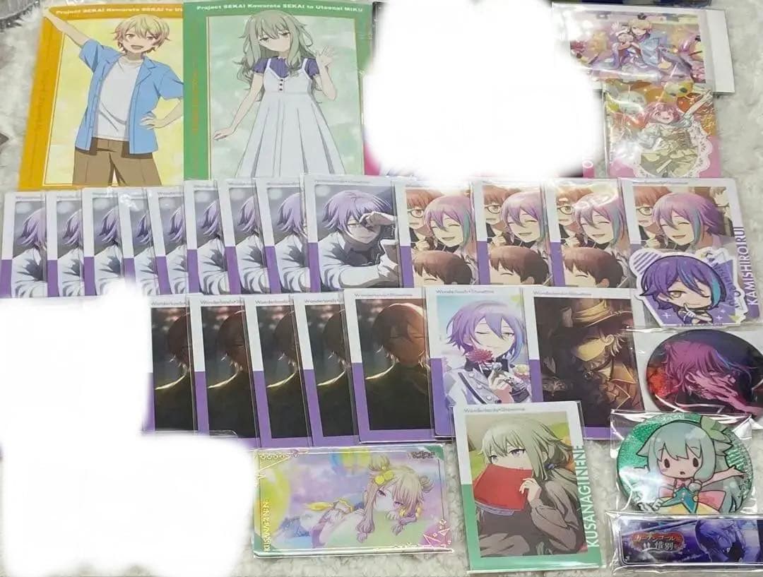 プロセカ 缶バッジ エピカ 箔押し ノーブルアート 特典 色紙