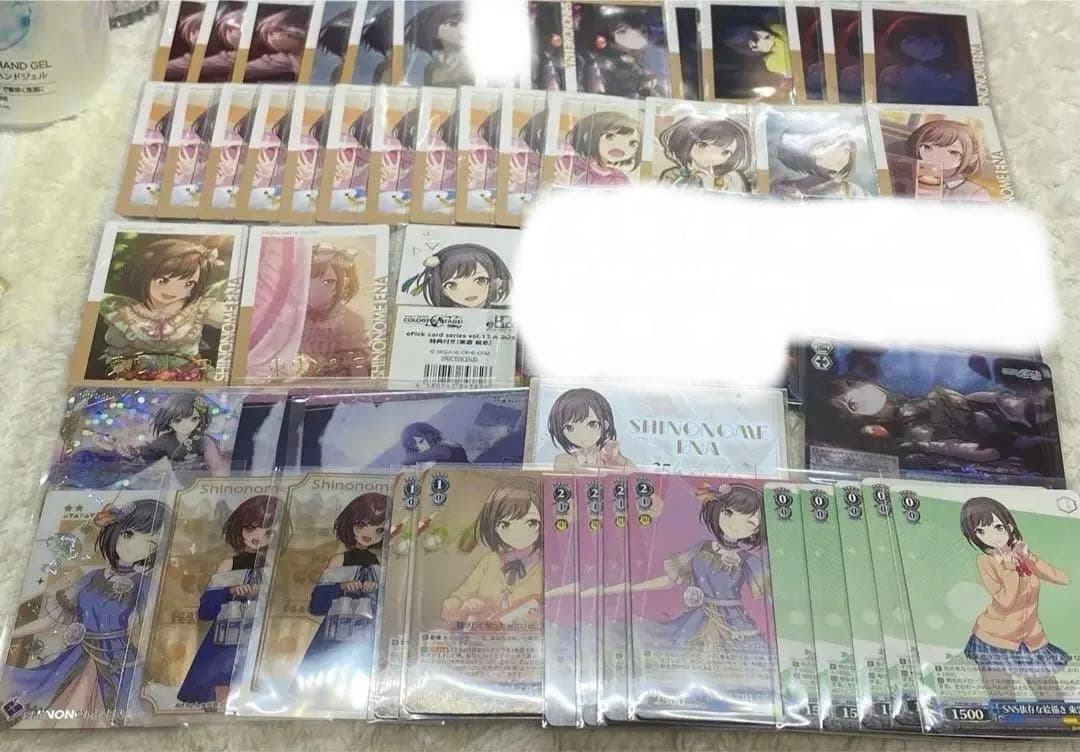 プロセカ 缶バッジ エピカ 箔押し ノーブルアート 特典 色紙