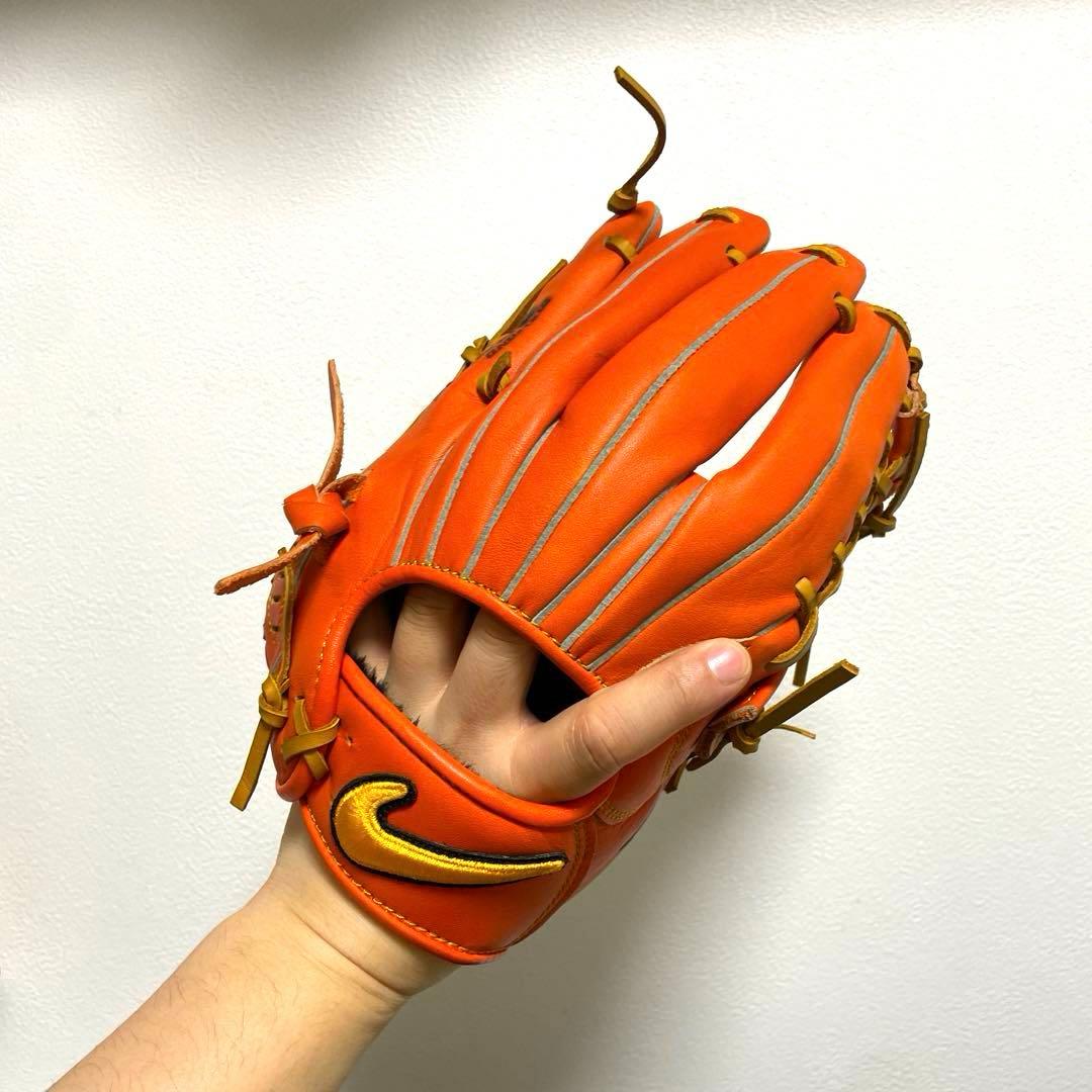 ナイキ ダイヤモンドレディ 型抜群 即戦力 極美品 軟式 外野手用グローブ
