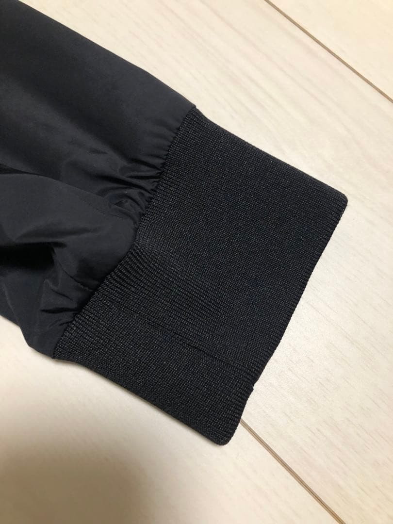 ダンスウィズドラゴン Vネック ブルゾン　ナイロン　アウター　ブラック　スニード