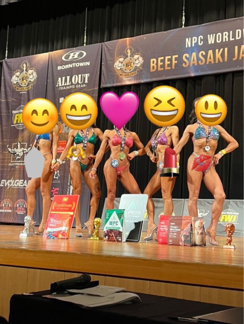 コンテストビキニ　ピンク　FWJ サマスタ