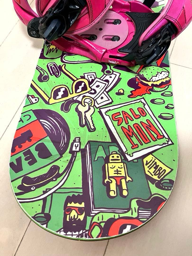 ブーツ24.0cm サロモン　スノーボード 110 子供用キッズジュニア