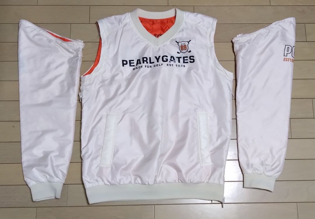 極美品■パーリーゲイツ 4Way リバーシブル 中綿 スニードジャック■5