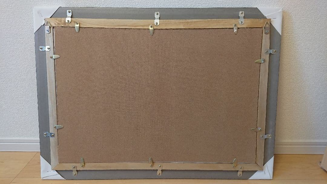 ベトナム製 宝石絵画 「花のある庭園」