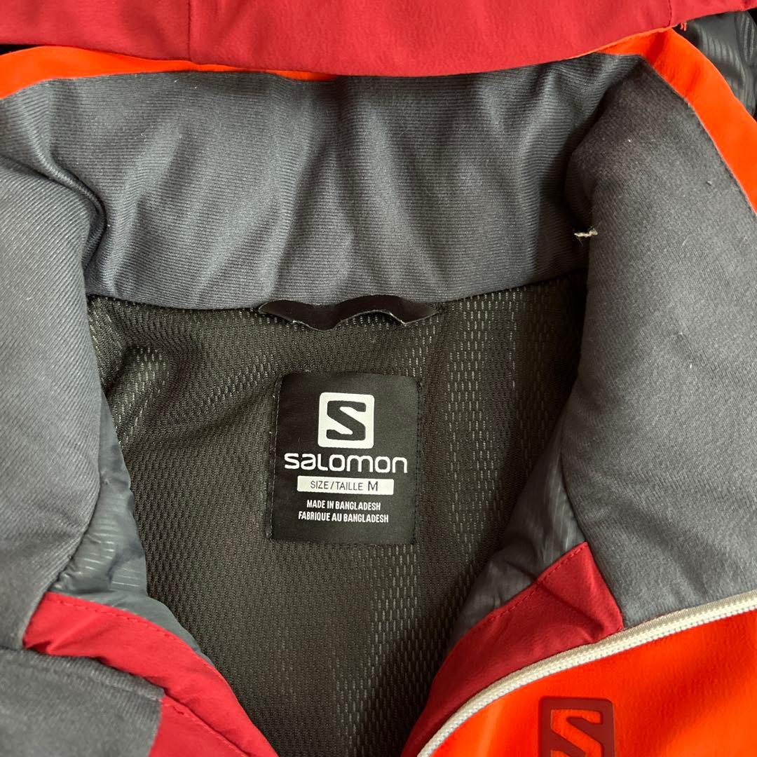 Salomon スキーウェア M レッド/オレンジ