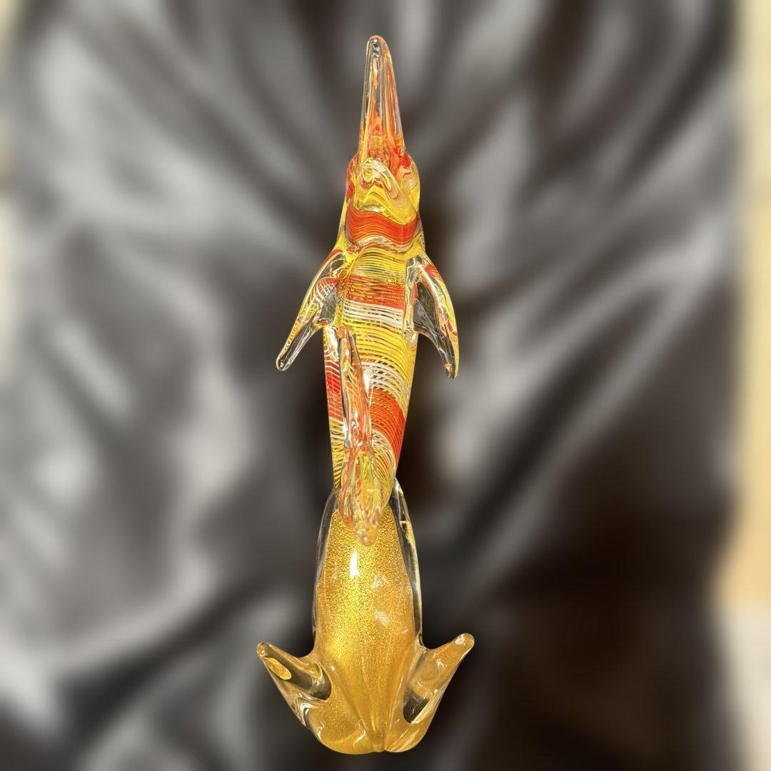 ベネチアンガラス ムラーノガラス カジキマグロ オブジェ イタリア