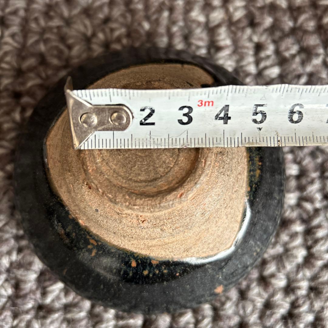 中国骨董 【旧家蔵建窯宗禾目天目兎豪茶碗】 希少貴重 全般的綺麗状態です