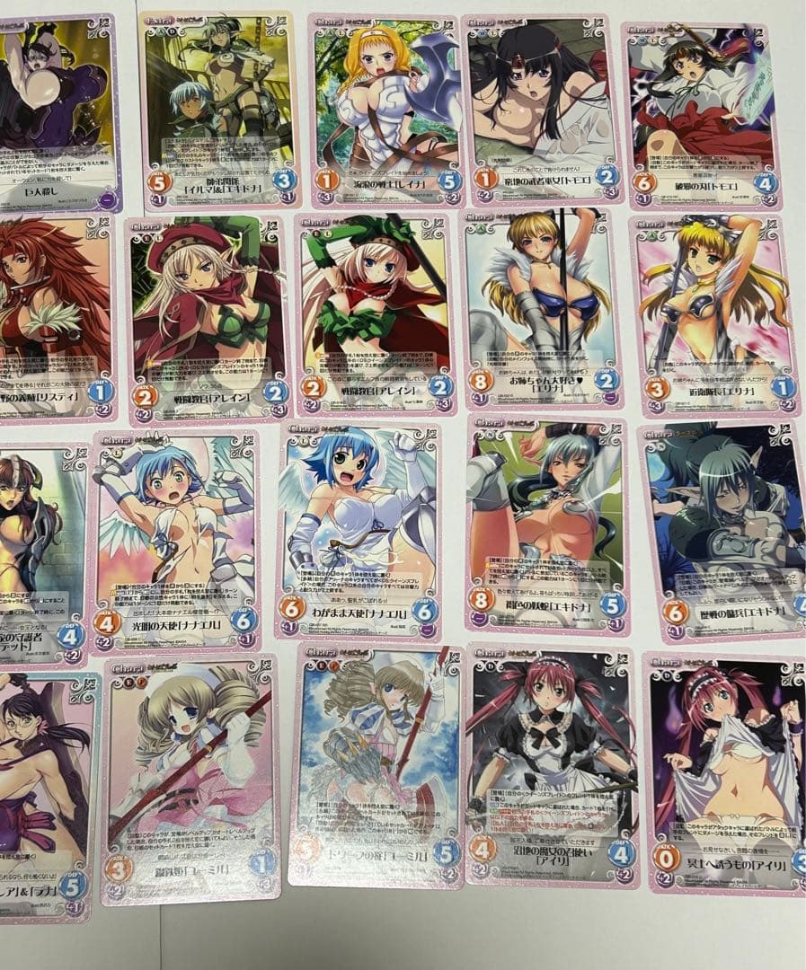 クイーンズブレイド　CHAOS カオス　まとめ売りセット　アイリ　レイナ　トモエ