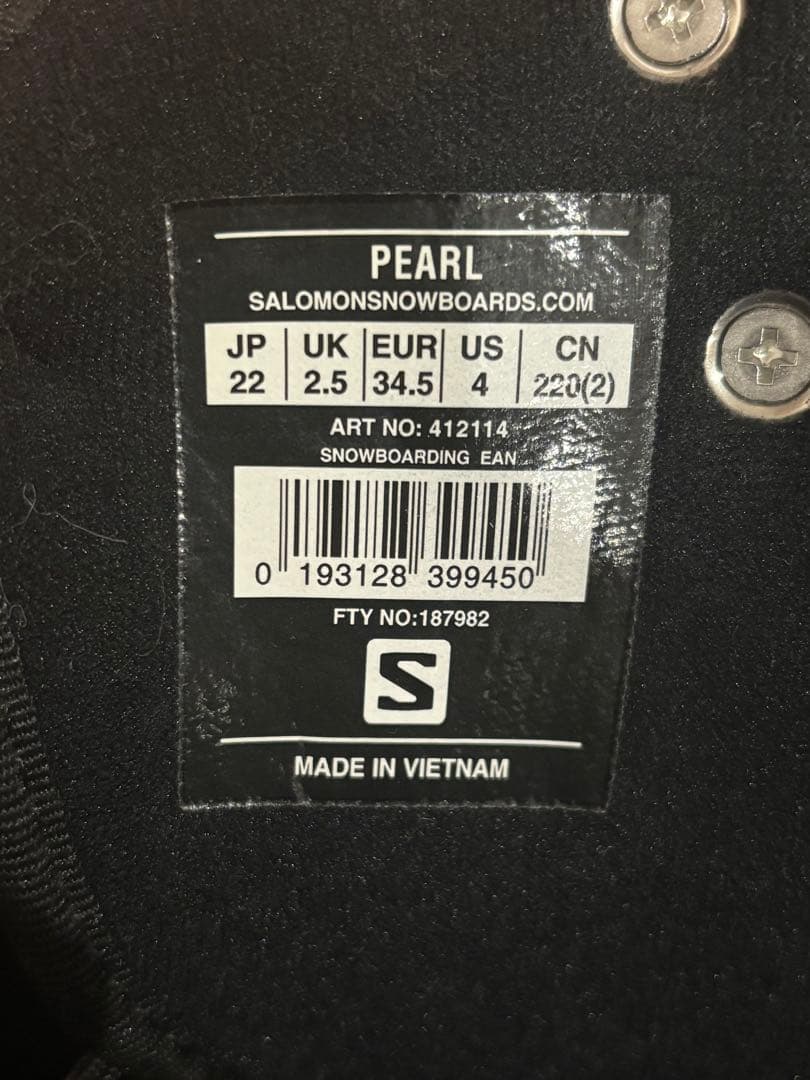 Salomon PEALA 22㎝　サロモン　スノーボードブーツ