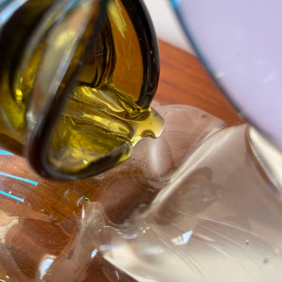 Murano Glass Bird ムラーノ　置物　オブジェ　鳥