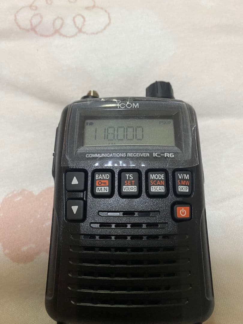 アイコムIC-R6エアーバンドスペシャル、srh805、イヤホン、航空無線の全て
