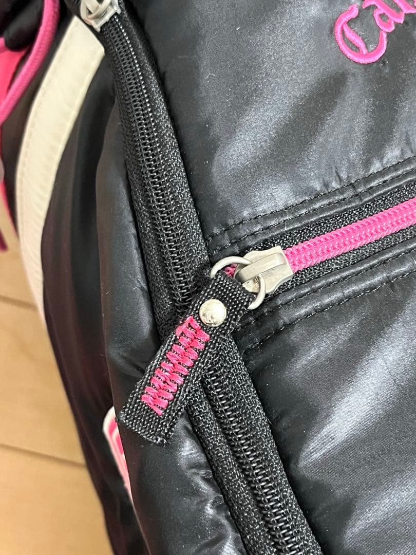 Callaway キャロウェイ ゴルフ キャディバッグ 黒 ピンク レディース