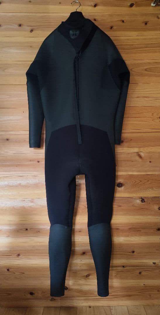Hurley 4/3mm セミドライスーツ バックジップ　防水ジップ