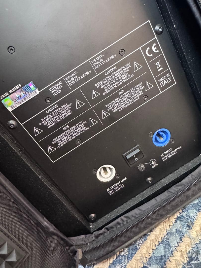 高出力！　RCF TT25A 15インチパワードスピーカー