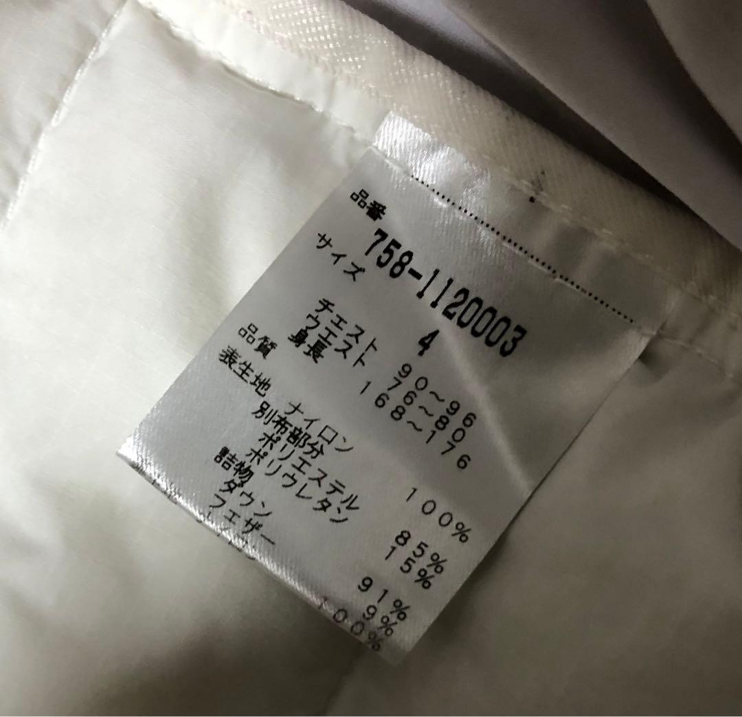 【良品】マスターバニーエディション ダウンジャケット サイズ4 M ゴルフ