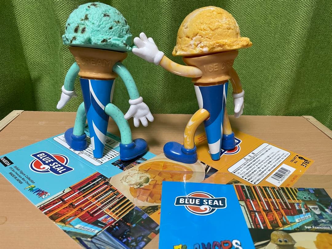フレーバーズ　flavors ブルーシール　blue seal ソフビ　セット
