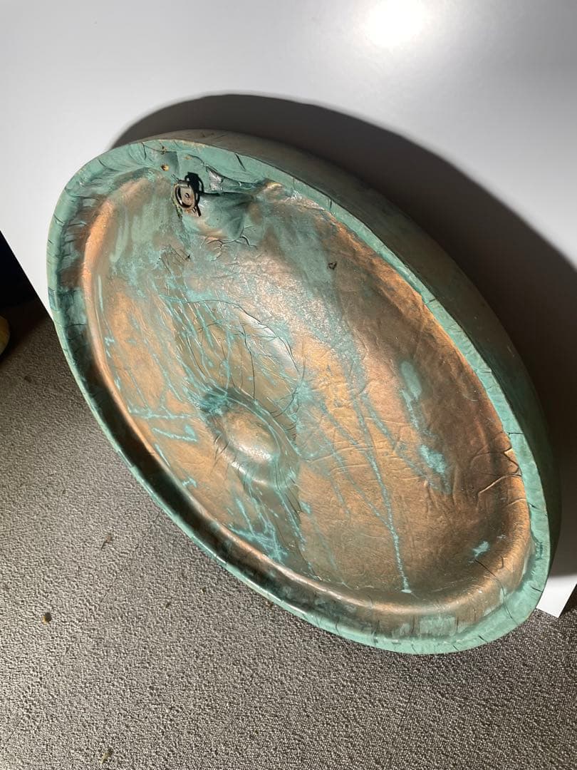 ミケランジェロ 盾 レプリカ ブロンズ調 大型壁掛け美術装飾