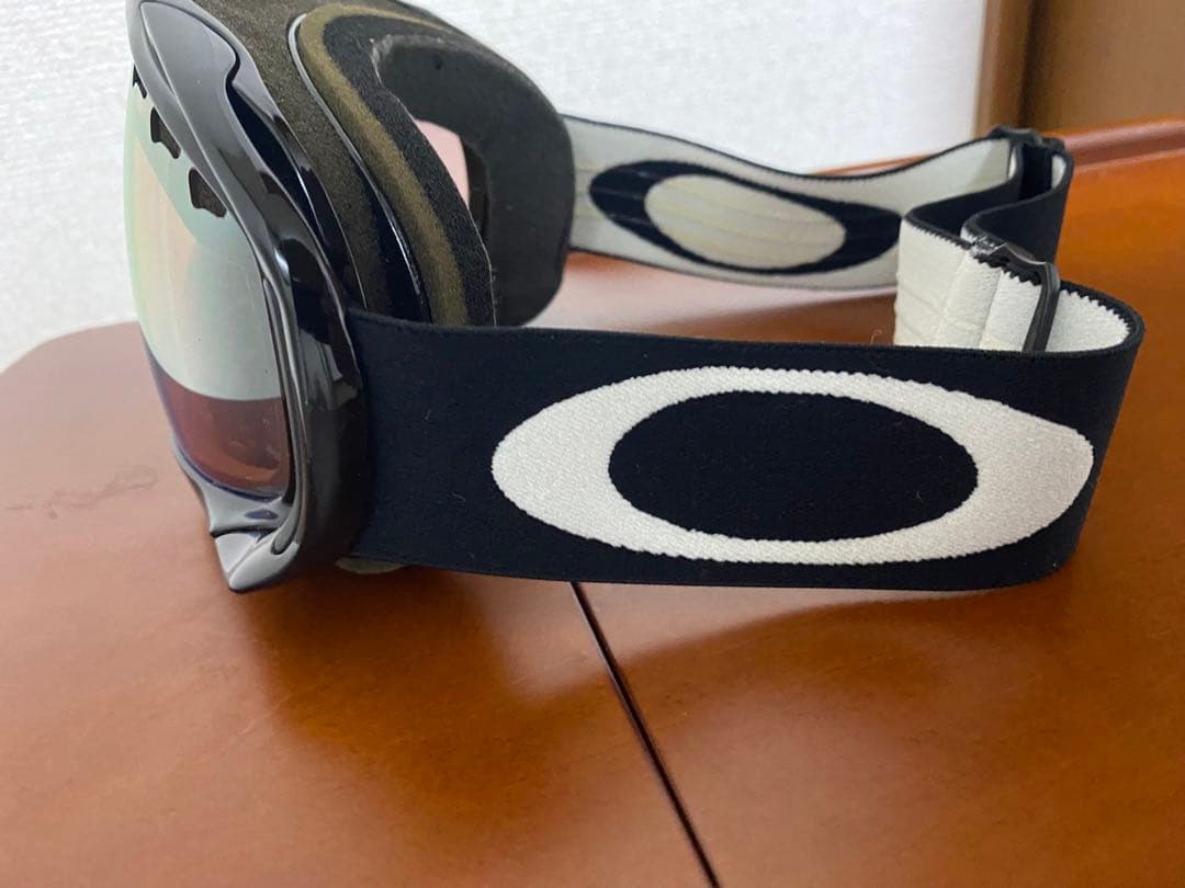 オークリーゴーグル クローバー　美品ブラック系 ミラーレンズ希少