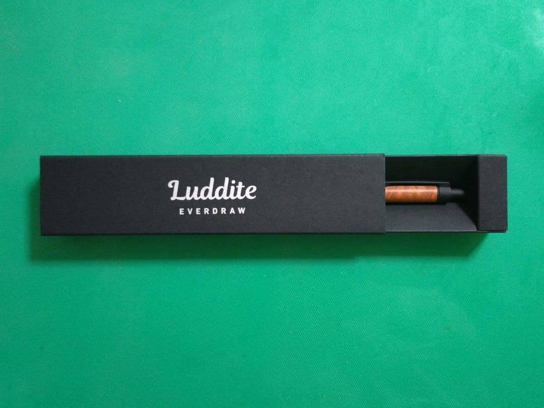 ラダイト ペンシル エバードロー 銘木モデル 0.5mm Mブラック 花梨瘤