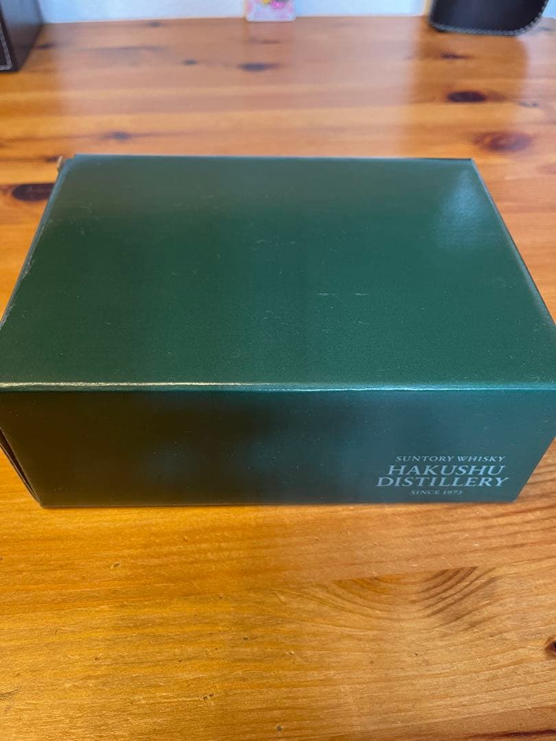 未開封 サントリーウイスキー白州180ml 白州ロゴ入りテイスティンググラス付属