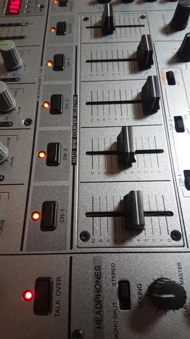 パイオニア DJミキサー DJM-600 リフレッシュ整備済み 良品