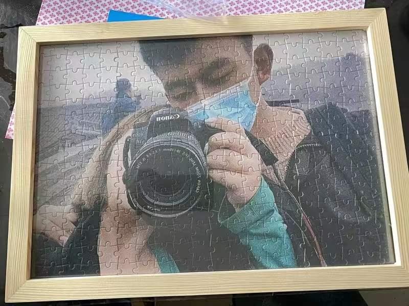 オーダーメイドパズル520ピース　木製パズルフレーム付き