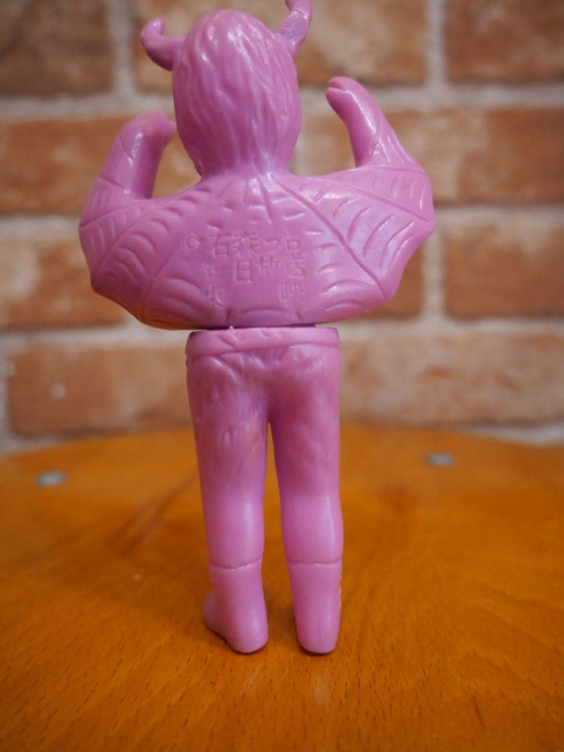 当時物・超激レア　仮面ライダー　ショッカー怪人　蜘蛛男　クモ男　珍色ミニソフビ