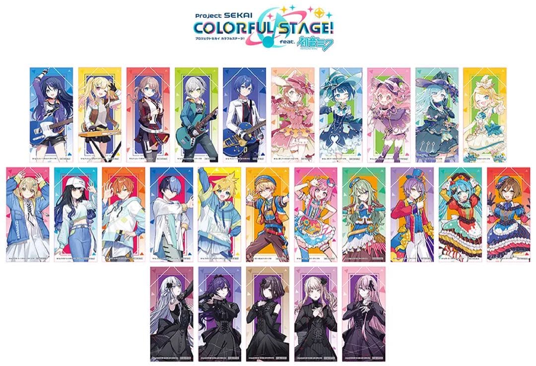 【匿名配送】プロセカ オンリーショップ 缶バッジ 10BOX しおり セット