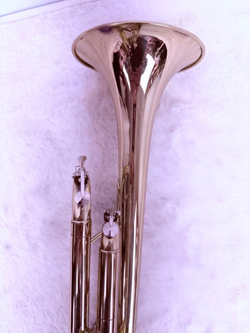演奏確認済 ピストン良好 SAVALEY B♭トランペット マウスピース2本付