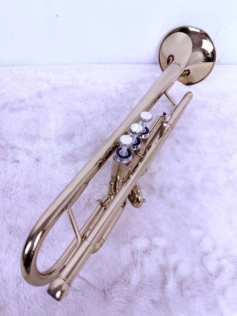 演奏確認済 ピストン良好 SAVALEY B♭トランペット マウスピース2本付