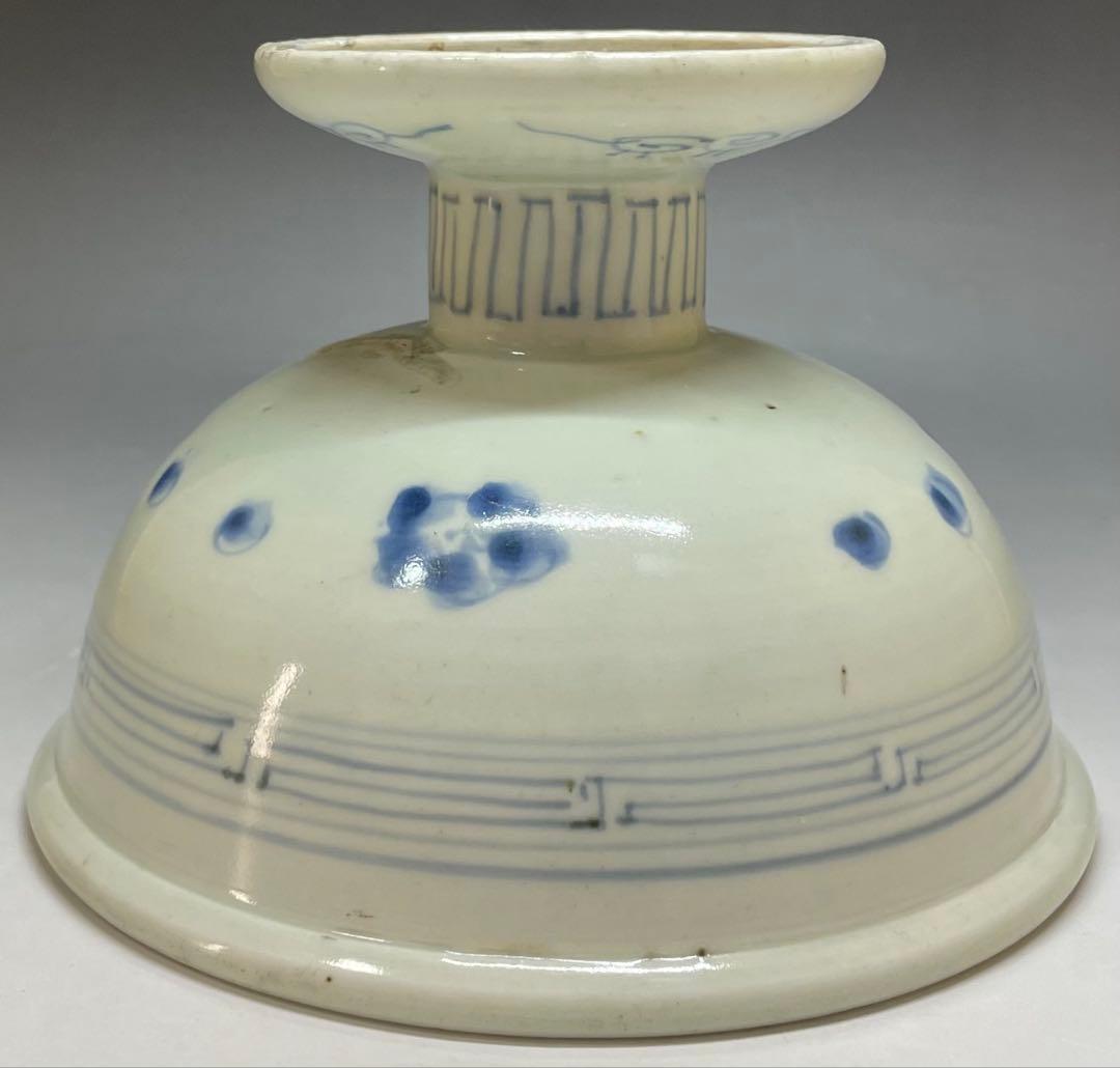 古伊万里　染付　盃洗　杯洗 　e461