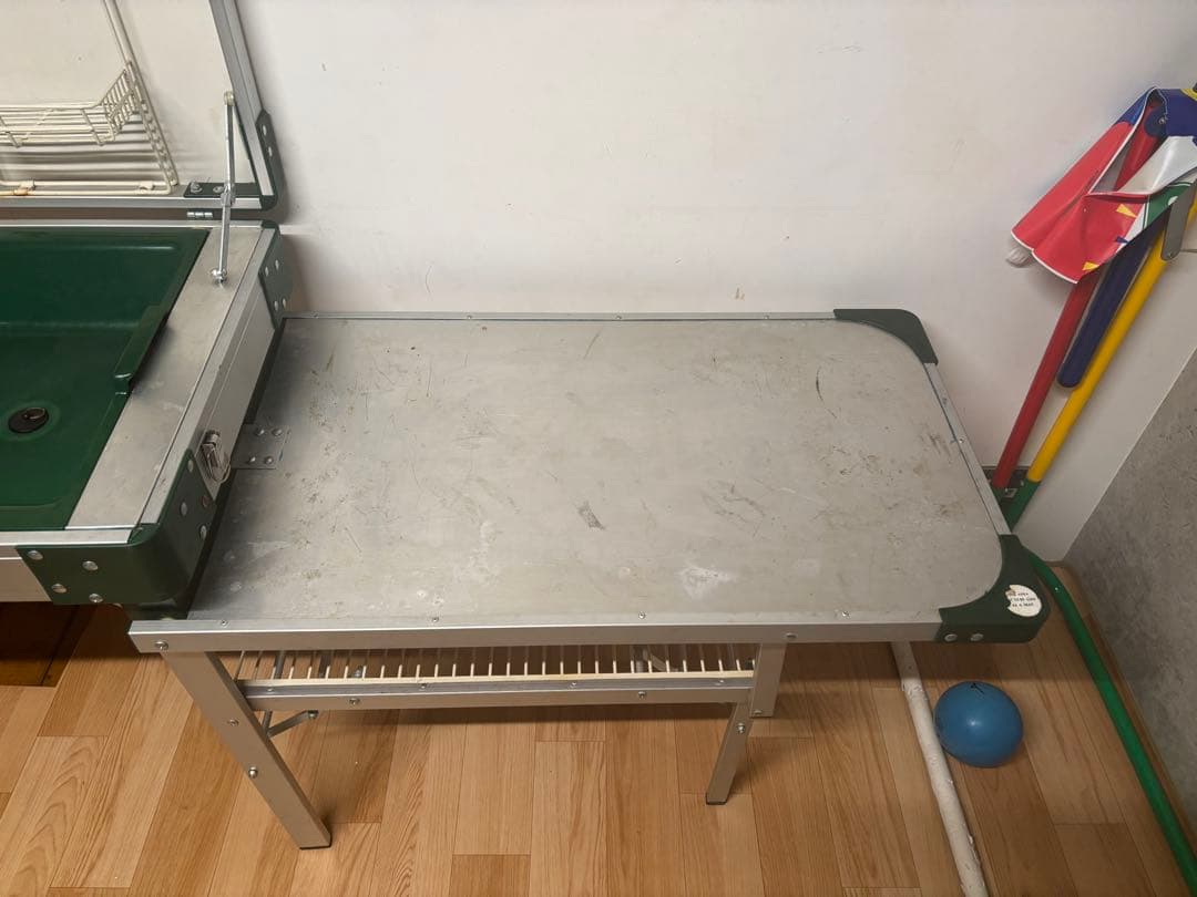 Coleman コールマン ビンテージ　シンク付き　キッチンテーブル　廃盤品