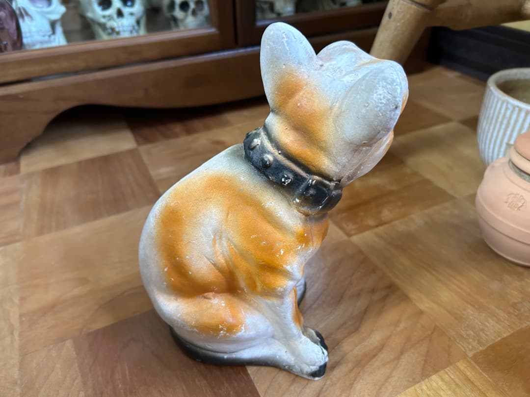 ビンテージ Chalkware Bulldog チョークウェア ブルドッグ