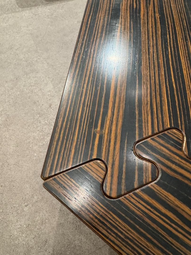 thearth ざぁーす　ヘキサテーブル　黒しま次郎