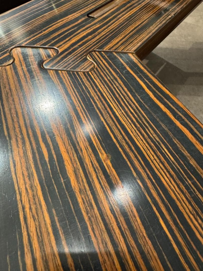 thearth ざぁーす　ヘキサテーブル　黒しま次郎