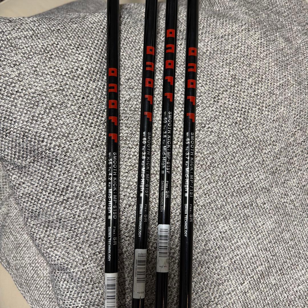 オノフ KURO 4本セット｜ドライバー＋3W＋5W＋4U｜SRシャフト