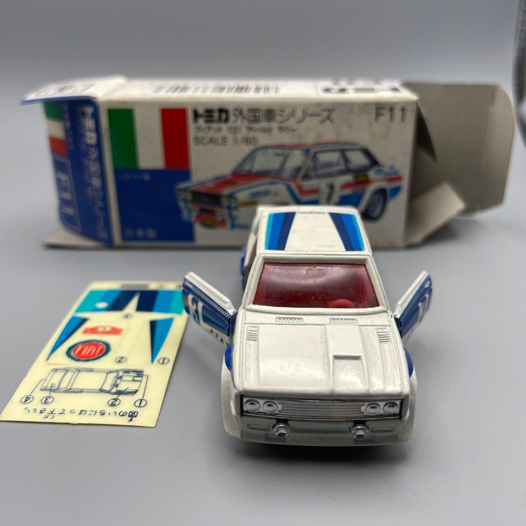 トミカ　外国車シリーズ　F11 フィアット　131 アバルト　ラリー