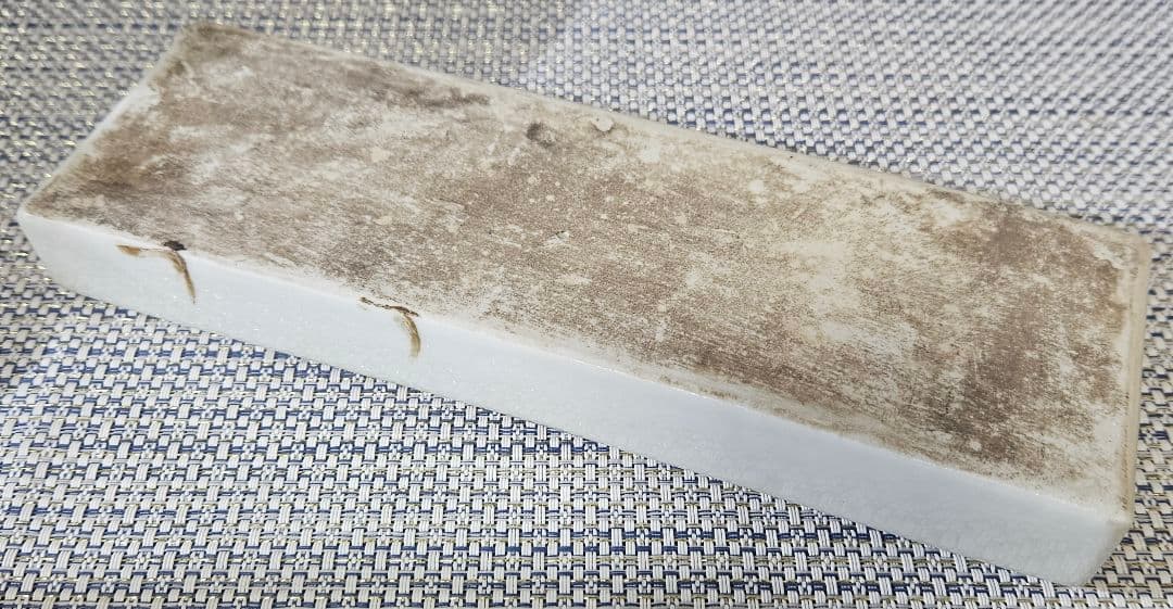 時代物　中国古陶磁器　粉彩　楼閣山水図　在銘　文鎮　碗枕　文房四宝　書道具