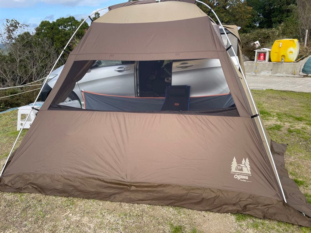 Ogawa CarSide shelter ブラウン