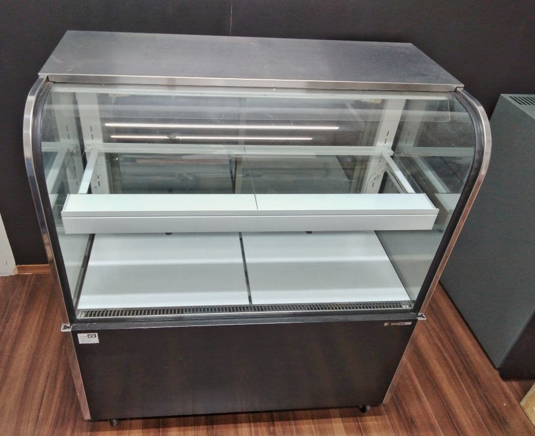 【送料込】中古 サンデン冷蔵ショーケース TSR-090XB-C キャスター付き