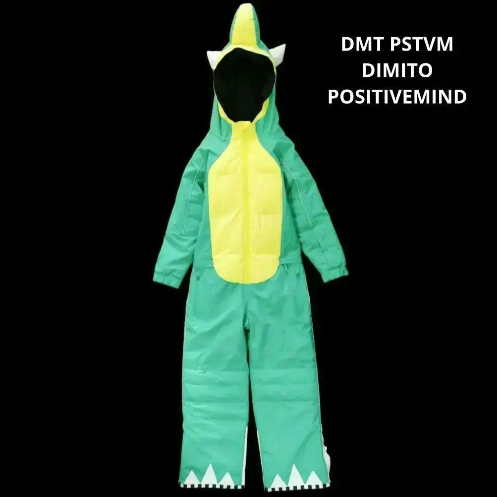 子供用 キッズ スノースーツ ウィンターウェア スキー 怪獣つなぎオーバーオール