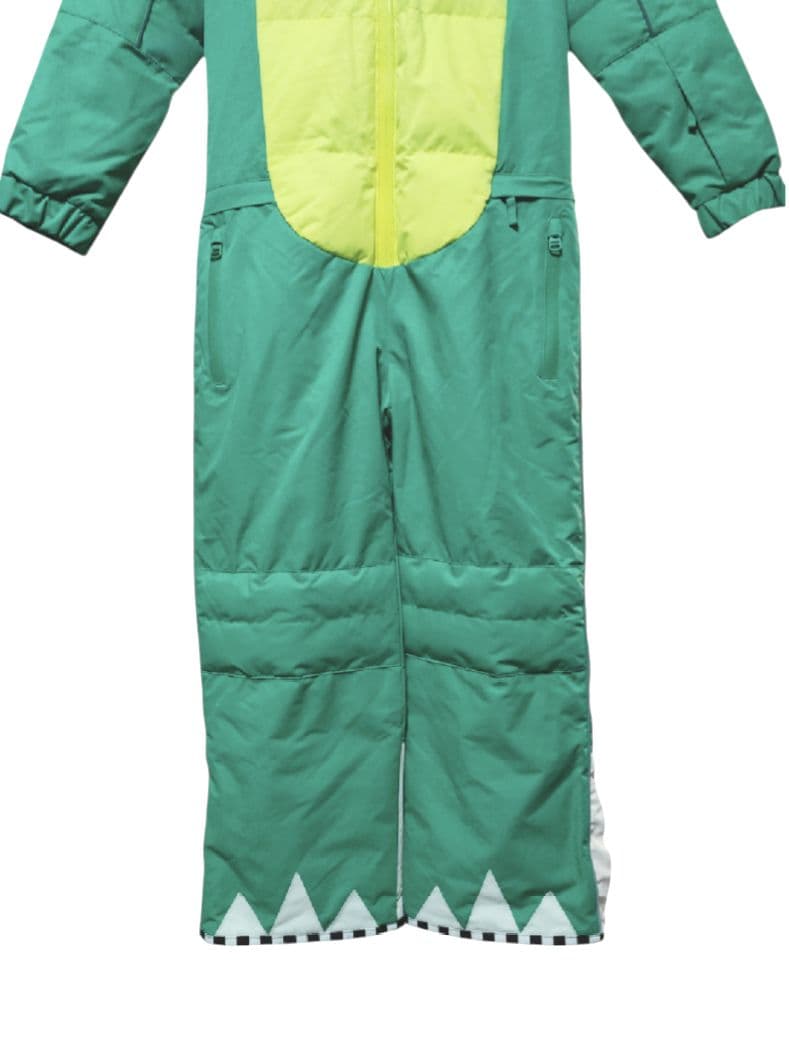 子供用 キッズ スノースーツ ウィンターウェア スキー 怪獣つなぎオーバーオール