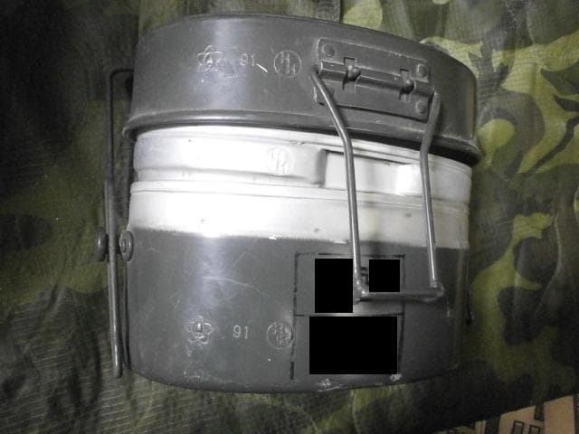 E*.様 自衛隊　本物　戦闘飯盒　Ⅱ型　 はんごう 91年