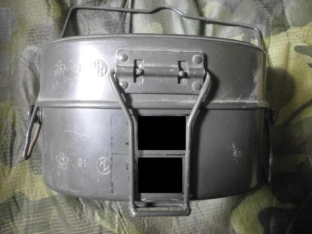 E*.様 自衛隊　本物　戦闘飯盒　Ⅱ型　 はんごう 91年